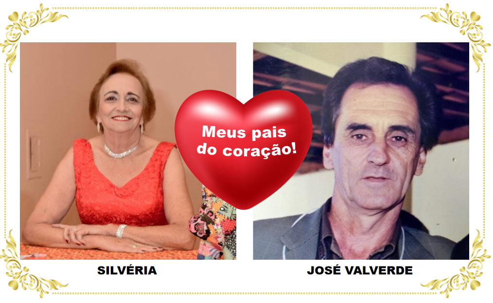 Meus pais do coração!