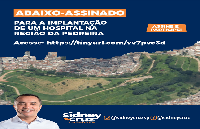 Para a implantação de um hospital na região da pedreira