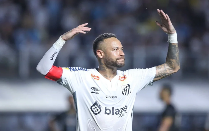 Confira o gol olímpico de Neymar na vitória do Santos no Paulistão